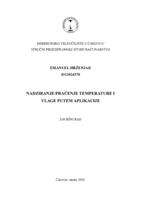 Nadziranje/Praćenje temperature i vlage putem aplikacije