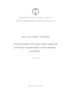 Utjecaj postupka zavarivanja i unosa topline kod zavarivanja na geometrijska svojstva područja zavarivanja