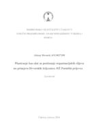 Planiranje kao alat za postizanje organizacijskih ciljeva na primjeru Hrvatskih željeznica - HŽ Putnički prijevoz