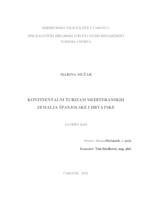 prikaz prve stranice dokumenta Kontinentalni turizam mediteranskih zemalja Španjolske i Hrvatske