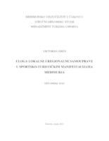 prikaz prve stranice dokumenta Uloga lokalne i regionalne samouprave u sportsko - turističkim manifestacijama Međimurja