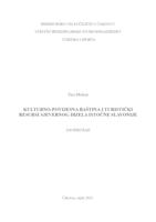 prikaz prve stranice dokumenta Kulturno-povijesna baština i turistički resursi sjevernog dijela istočne Slavonije