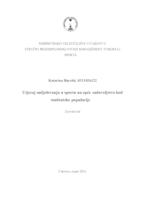 prikaz prve stranice dokumenta Utjecaj sudjelovanja u sportu na opće zadovoljstvo kod studentske populacije