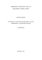 prikaz prve stranice dokumenta Investicije u ugostiteljskoj industriji - analiza Međimurske i Varaždinske županije